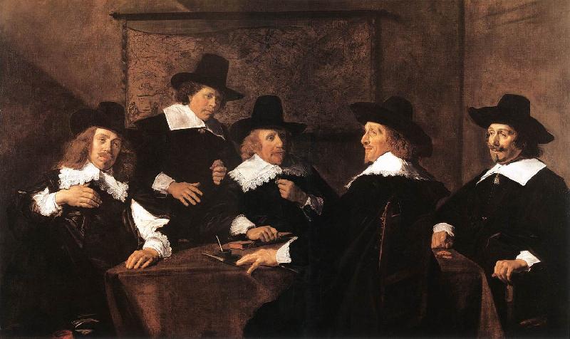 HALS, Frans Regents of the St Elizabeth Hospital of Haarlem oil painting image